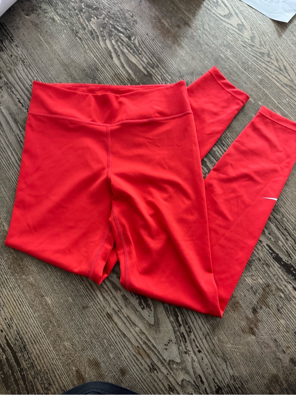 Nike Bright Red Girls' Performance Leggings